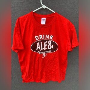 Drink Ale8 1 Soda Pop Soft Drink Tee Shirt Size Large